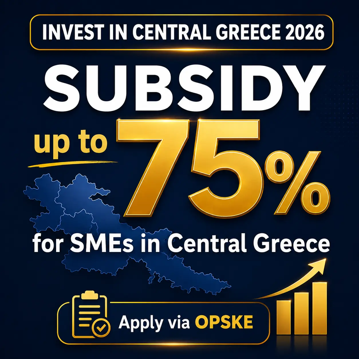 Epichiro Sterea 202 Subsidy up to 75% for SMEs in Central Greece Application through OPSKE