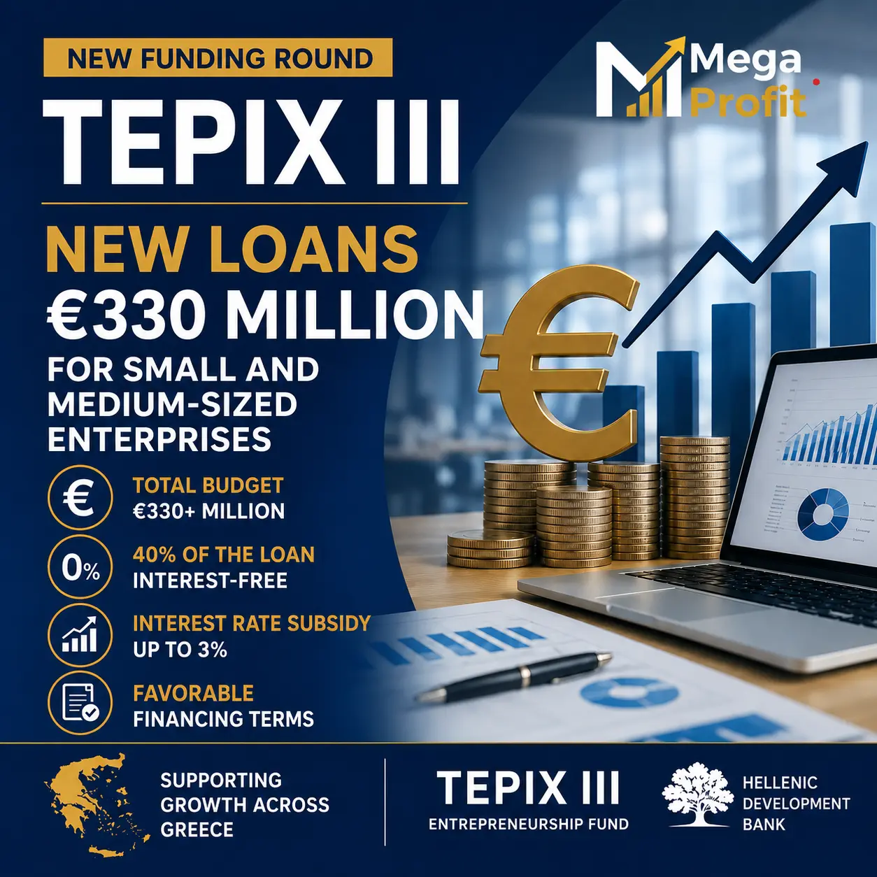 TEPIX III: €330 Million in New Loans for Small and Medium-Sized Enterprises