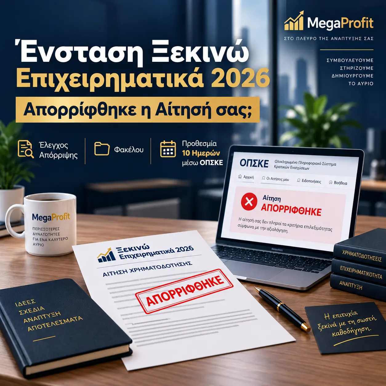 │ ΑΠΟΡΡΙΦΘΗΚΕ Η ΑΙΤΗΣΗ ΣΑΣ; Έλεγχος φακέλου πριν από την ένσταση Έλεγχος απόρριψης & δυνατότητας ένσταση